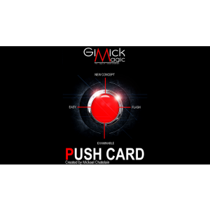 PUSH CARD (English) by Mickael Chatelain  - Trick