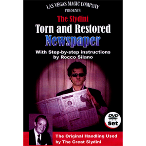 Slydini Newspaper Tear (With DVD) by Rocco Silano - Trick