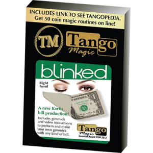 Tango Blinked Right Handed (Gimmick and Online Instructions) V0016 by Tango Magic - Trick