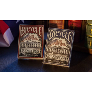 Bicycle U.S. Presidents Playing Cards (Democratic Blue) by U.S. Playing Card Company