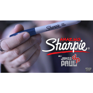 Amazing Sharpie Pen (Blue) by James Paul - Trick