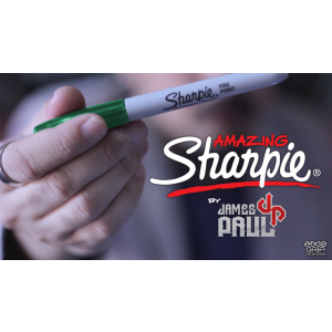 Amazing Sharpie Pen (Green) by James Paul - Trick