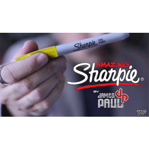 Amazing Sharpie Pen (Yellow) by James Paul - Trick