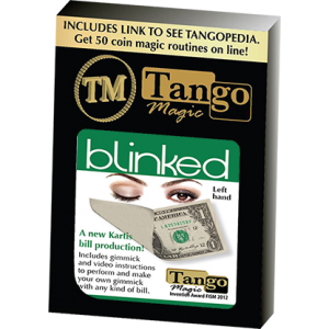 Tango Blinked Left Handed (Gimmick and Online Instructions) V0015 by Tango Magic - Trick