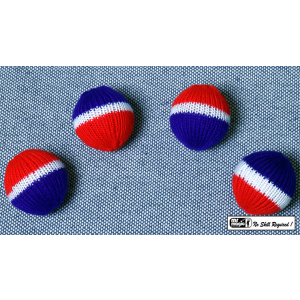 Crochet Balls (Multicolor 1.75 inch) by Mr. Magic - Trick