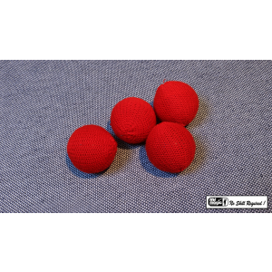 Crochet Balls (Red 1.75 inch) by Mr. Magic - Trick