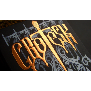 Grotesk Macabre Playing Cards (Black Tuck) by Lotrek