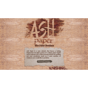 Ash Paper by the Other Brothers - Trick