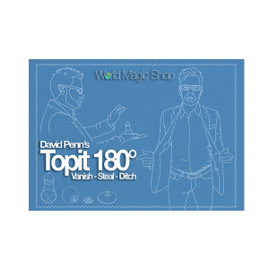 Topit 180 Left Handed (Gimmick and Online Instructions) by David Penn - Trick