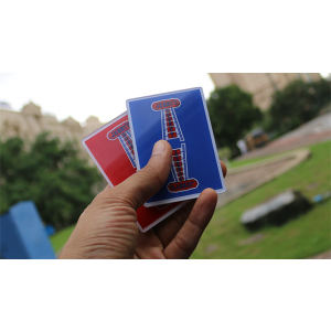 Jerry Nugget Cardistry Trainers 5 PACK (Blue Double Backer) by Magic Encarta - Trick