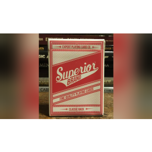 Superior (Red) Playing Cards by Expert Playing Card Co
