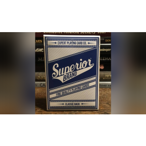 Superior (Blue) NEW Playing Cards by Expert Playing Card Co