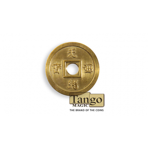Dollar Size Chinese Coin (Brass) by Tango (CH033)