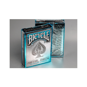 Bicycle Metal Rider Back Playing Cards (Blue) by Collectable Playing Cards