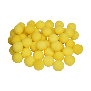 1 inch Super Soft Sponge Ball (Yellow) Bag of 50 from Magic By Gosh