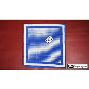Card Impression Hanky 22 inch  x 22 inch by Mr. Magic - Trick