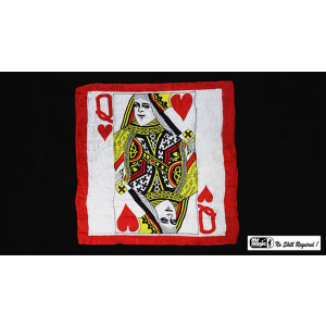 Production Hanky Queen of Hearts (36 inch  x 36 inch) by Mr. Magic - Trick