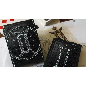 Gemini Noctis (Limited Edition and Numbered) Playing Cards by Stockholm17