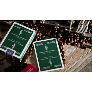 Silver Sackbut Playing Cards (Green)