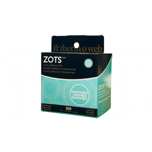 Removable Sticky Dots Medium (3/8 inch Diameter) Roll of 200