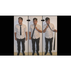 Comedy Necktie (Black) by Nahuel Olivera - Trick