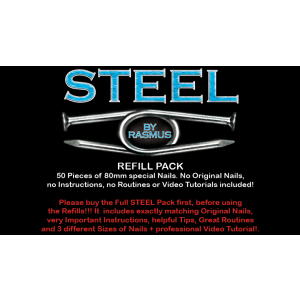 STEEL Refill Nails 50 ct. (80mm) by Rasmus - Trick