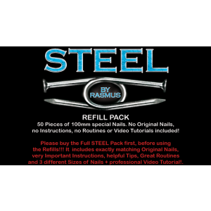 STEEL Refill Nails 50 ct. (100mm) by Rasmus - Trick