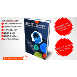 Social Media Marketing for Mentalists and Magicians by Luca Volpe - Book