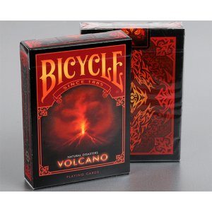 Bicycle Natural Disasters "Volcano" Playing Cards by Collectable Playing Cards