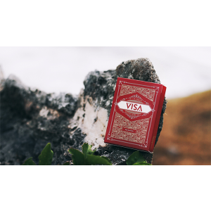 Visa Red Playing Cards by Patrick Kun and Alex Pandrea