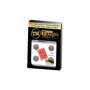 Autho 4 Half Dollar (D0178) (Gimmicks and Online Instructions) by Tango - Trick