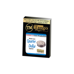 Tango Coin Production - Quarter D0185 (Gimmicks and Online Instructions) by Tango - Trick