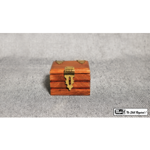 Quarter Go Box (Teak) by Mr. Magic - Trick
