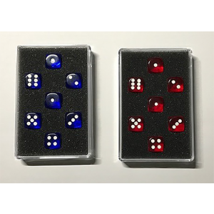 Prediction Gimmicked Dice Red (7 Dice) by Kreis - Trick