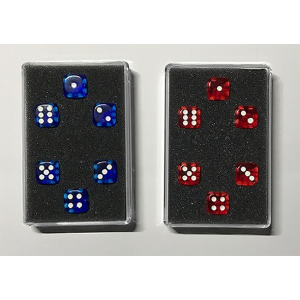 Perfect Prediction Dice Red (6 Dice) by Kreis - Trick