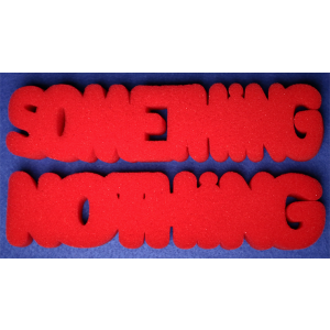 Super Soft Sponge - Something or Nothing (RED) by Magic By Gosh