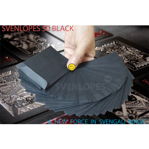 Svengali Envelopes (Black) by Sven Lee - Trick