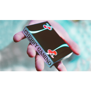 Cherry Casino True Black (Black Hawk) Playing Cards by Pure Imagination Projects
