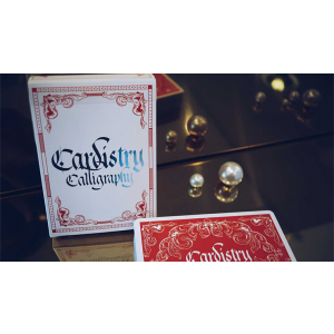Cardistry Calligraphy (Red) Playing Cards