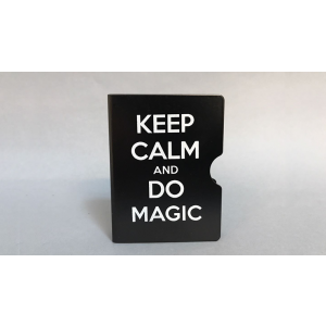 Keep Calm and Do Magic Card Guard (Black) by Bazar de Magia