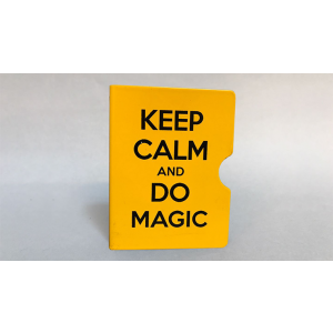 Keep Calm and Do Magic Card Guard (Yellow) by Bazar de Magia