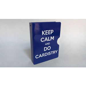 Keep Calm and Do Cardistry Card Guard (Blue) by Bazar de Magia
