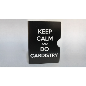 Keep Calm and Do Cardistry Card Guard (Black) by Bazar de Magia