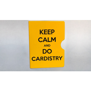 Keep Calm and Do Cardistry Card Guard (Yellow) by Bazar de Magia