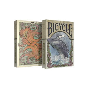 Sea Creatures Deck (Bicycle Colorized) Playing Cards