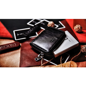 Zipper Playing Card Case (Artificial Leather) by TCC