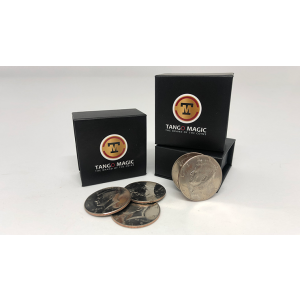 Perfect Shell Coin Set Half Dollar (Shell and 4 Coins D0201) by Tango Magic - Trick