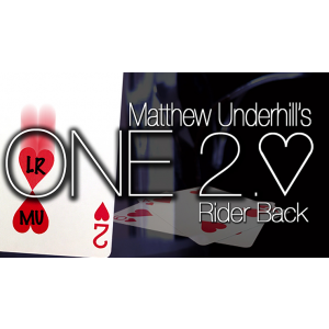 ONE Two of Hearts (Online Instructions and Red Gimmick) Edition by Matthew Underhill - DVD