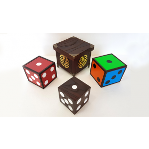 Color Changing Dice (4 Wooden Die) - Trick