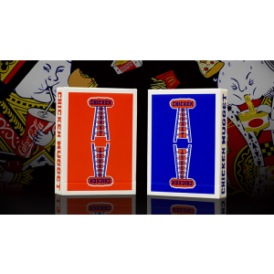 Chicken Nugget Playing Cards - Blue